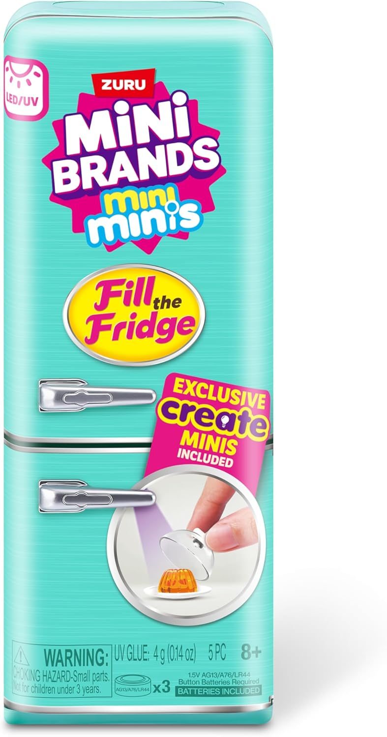 Fill the Fridge Playset with UV Light by Mini Brands
